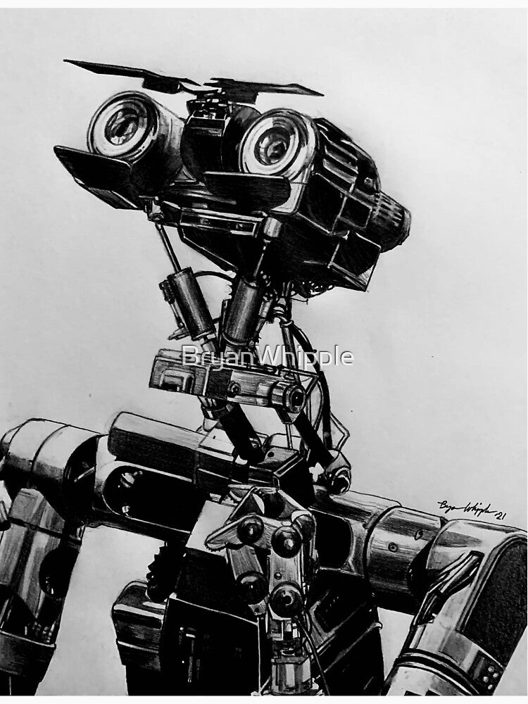 Johnny 5 Short Circuit 1988 by BryanWhipple