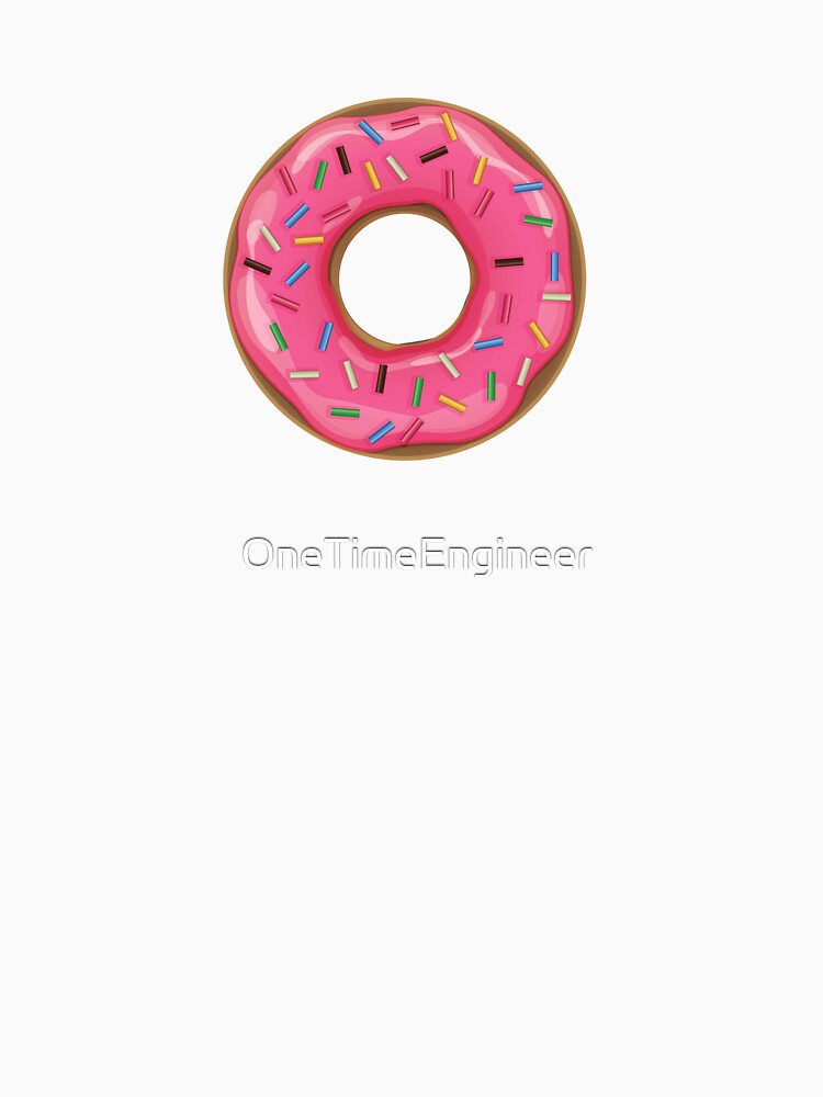 Pink strawberry Donut by OneTimeEngineer