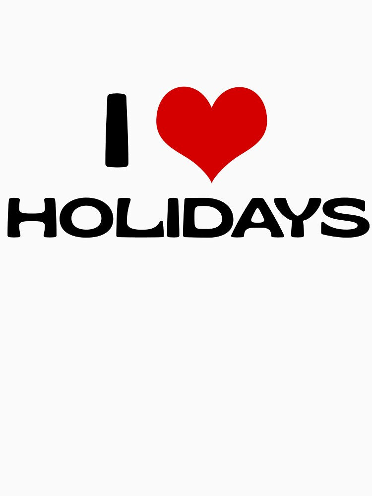 Cute Holiday Quote Design with Heart for T-Shirts, Stickers by EveOnlineStory