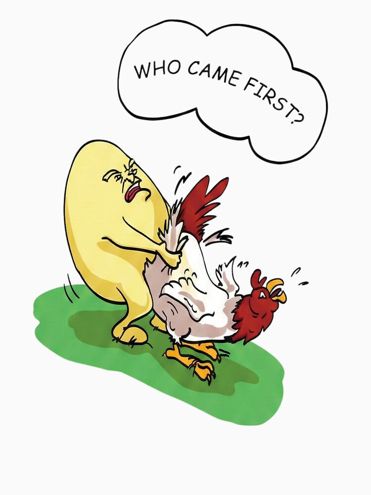 Who Came First? Funny Chicken and Egg Dirty Joke by AMICO77