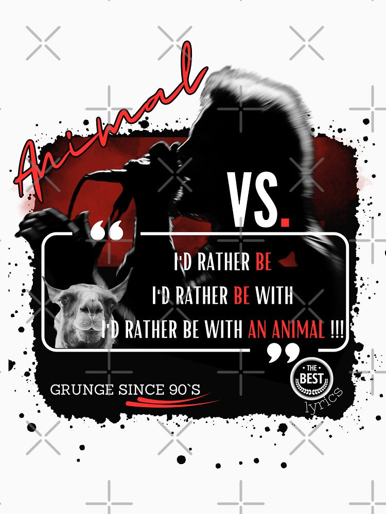 Animal Track Lyrics - FAN VS. Grunge 90s nostalgia - Best Lyrics Series by fleive