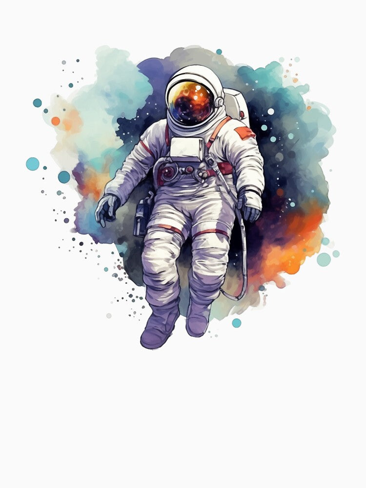 Watercolour Astronaut by Trendy-Exe