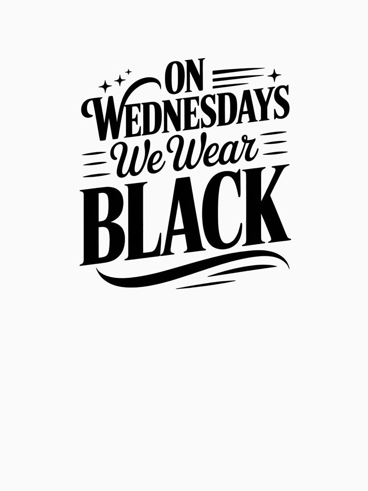 On Wednesdays We Wear Black by Echo Aesthetics