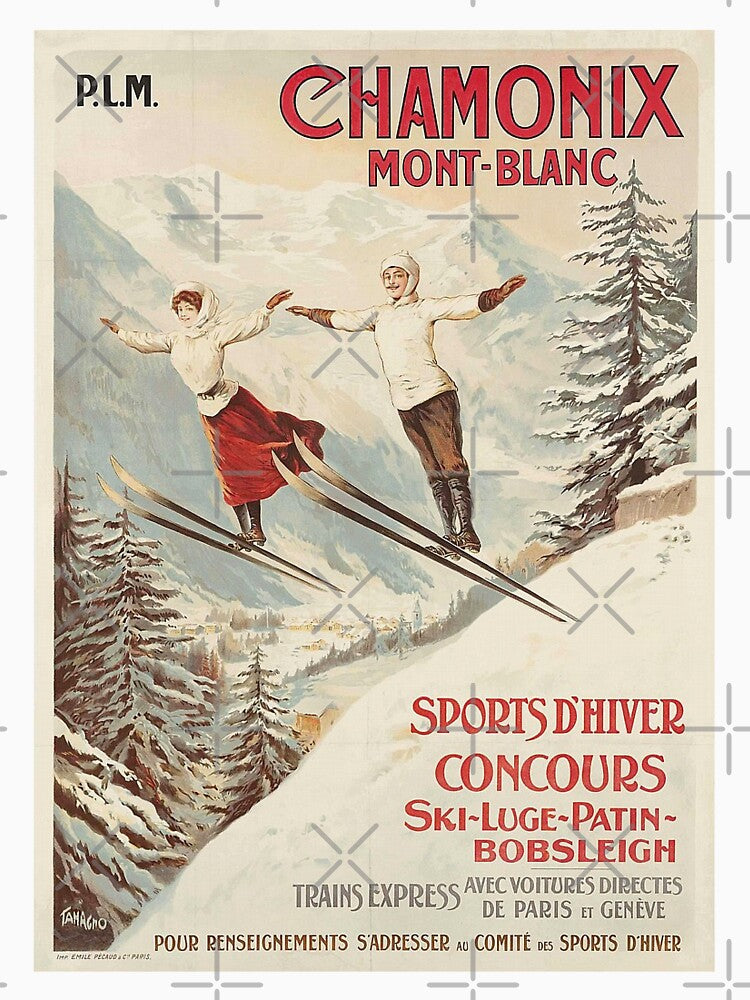 Chamonix Vintage Ski by cutesy