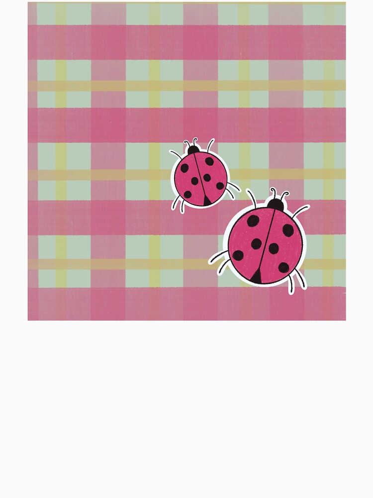 Plaid Ladybug Doodle by paigealayna
