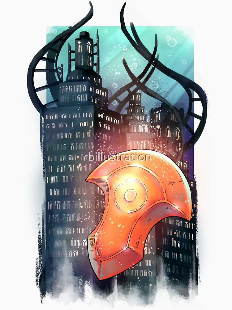 Neath Dark Waters by rbillustration