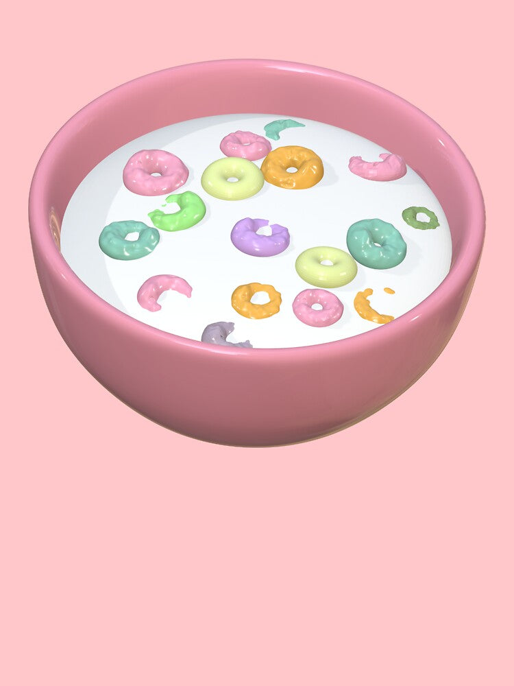 Cute bowl with cute Froot loops by Yoyayong