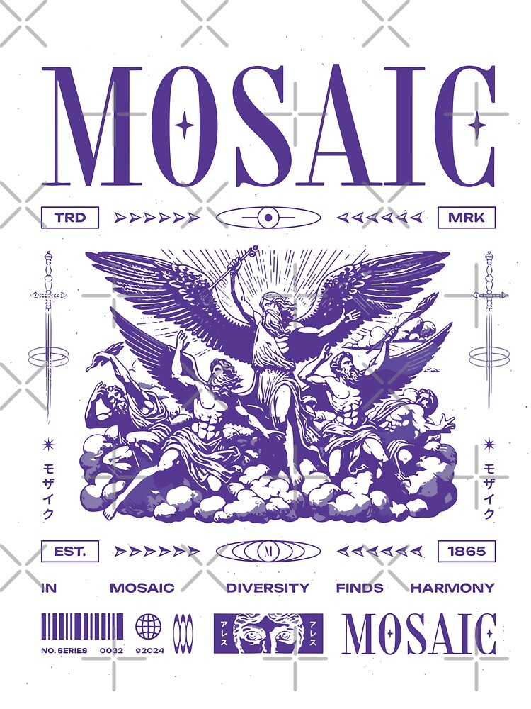 Mosaic diversity Gods Streetwear by NF Designs Studio DTF