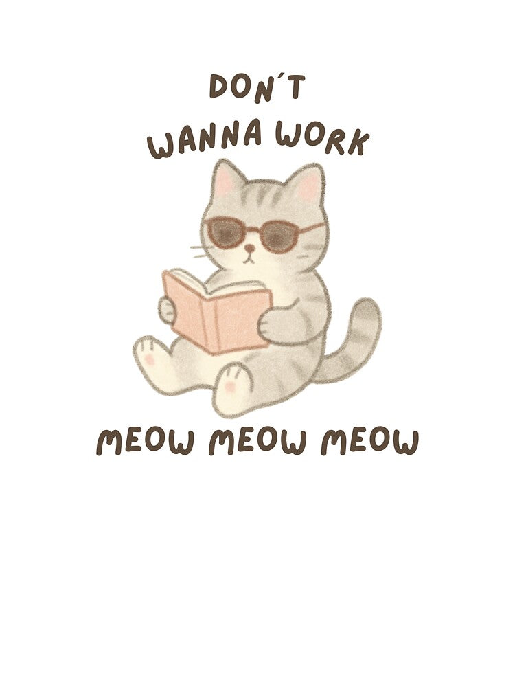 Don't wanna work cat by L-Liebermann
