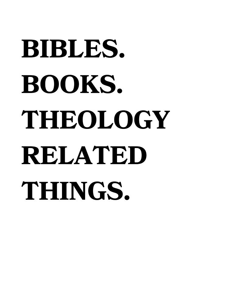 Bibles. Books. Theology Related Things. by coltonsreviews