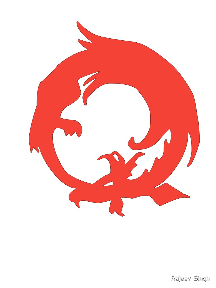 Dragon Initial Monogram O by Rajeev  Singh