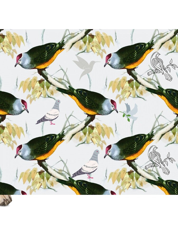 Vintage Bird Artwork by NellyBotique