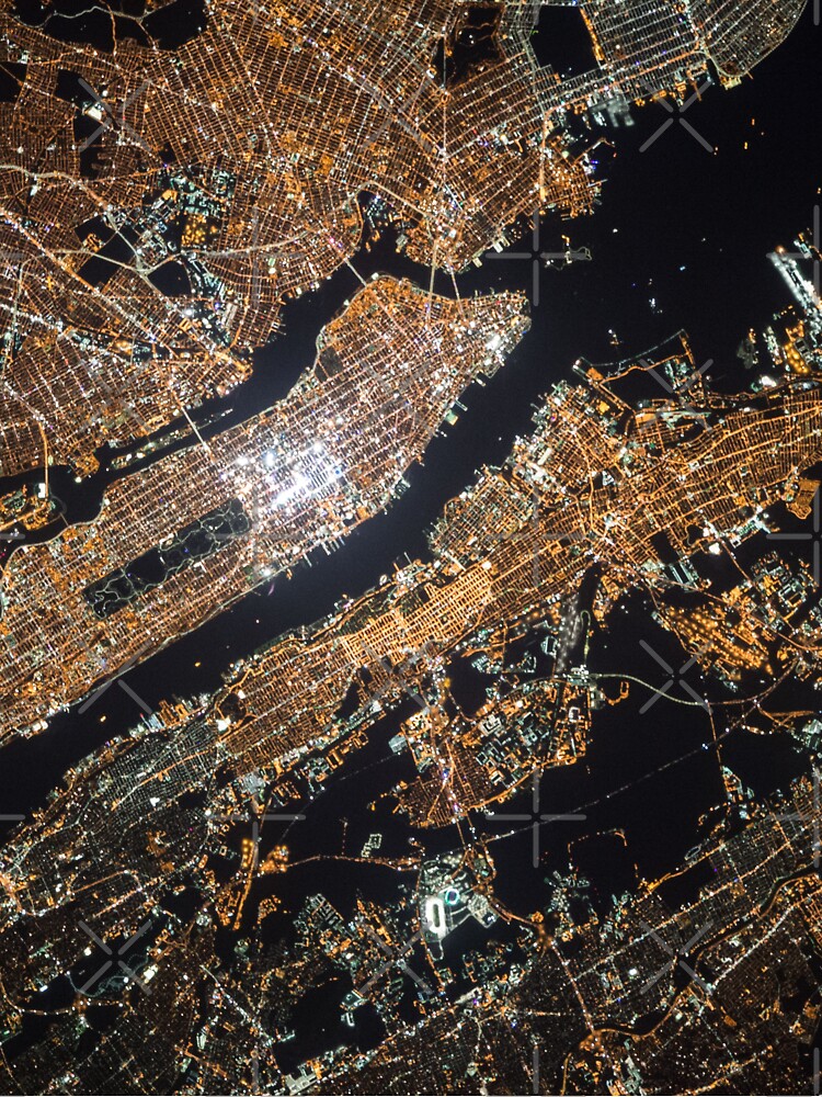 Pretty golden satellite view of earth by DelightfulArts