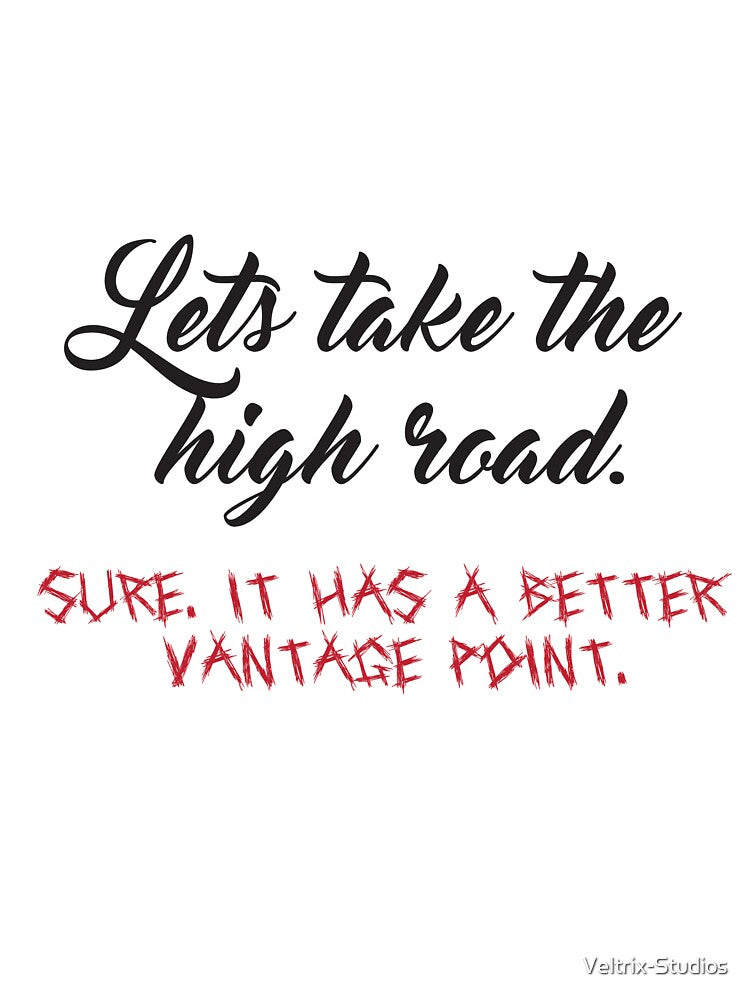 Lets take the high road. by Veltrix-Studios