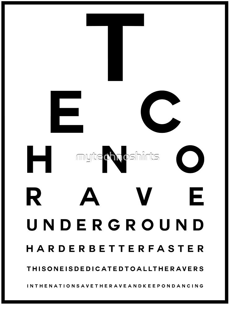 Techno Rave Visual Test # 1 by mytechnoshirts