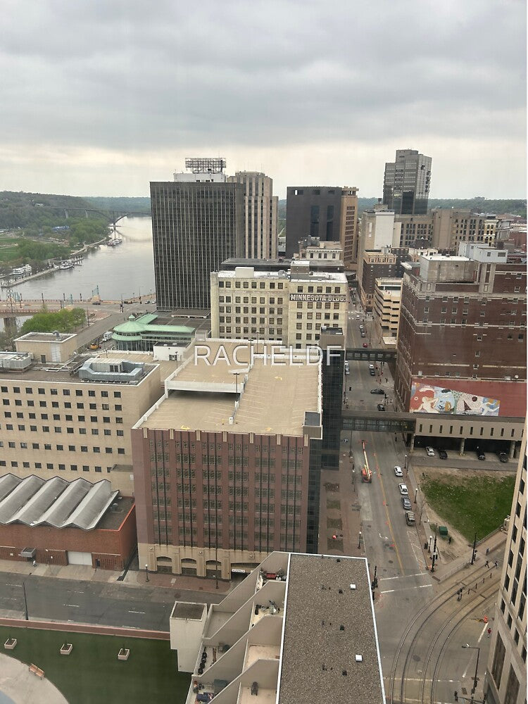 St. Paul Minnesota skyline by Rachel the Artist