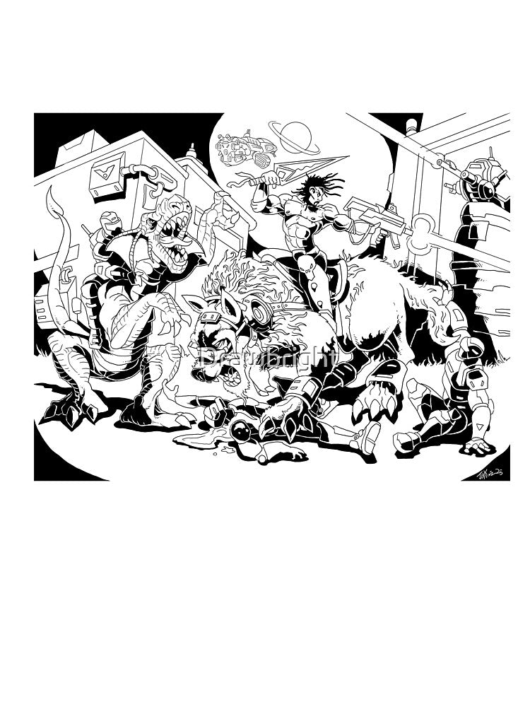 Battle for Nallath INK by Drawbright