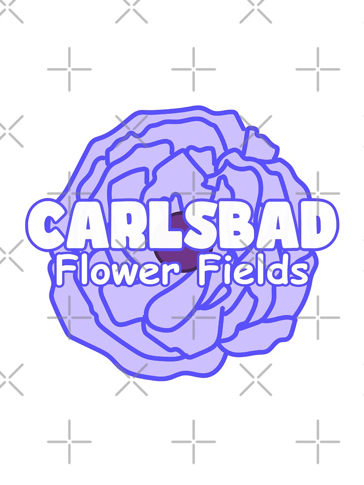 Carlsbad Flower Fields in Blue by Aerodin