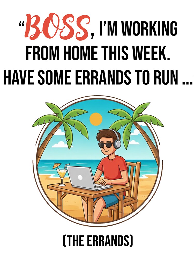 Funny Smart Working - Running Errands at the Beach by Creative Quests