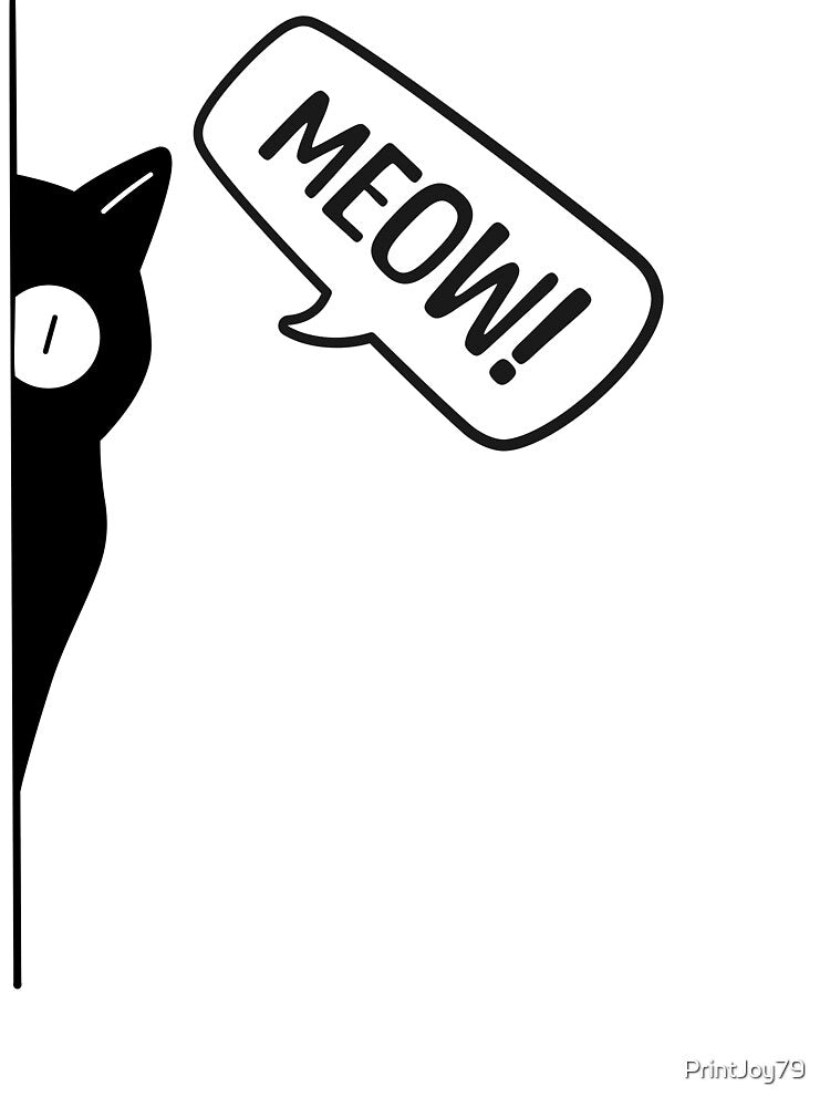 Meow Cat Design by PrintandJoy