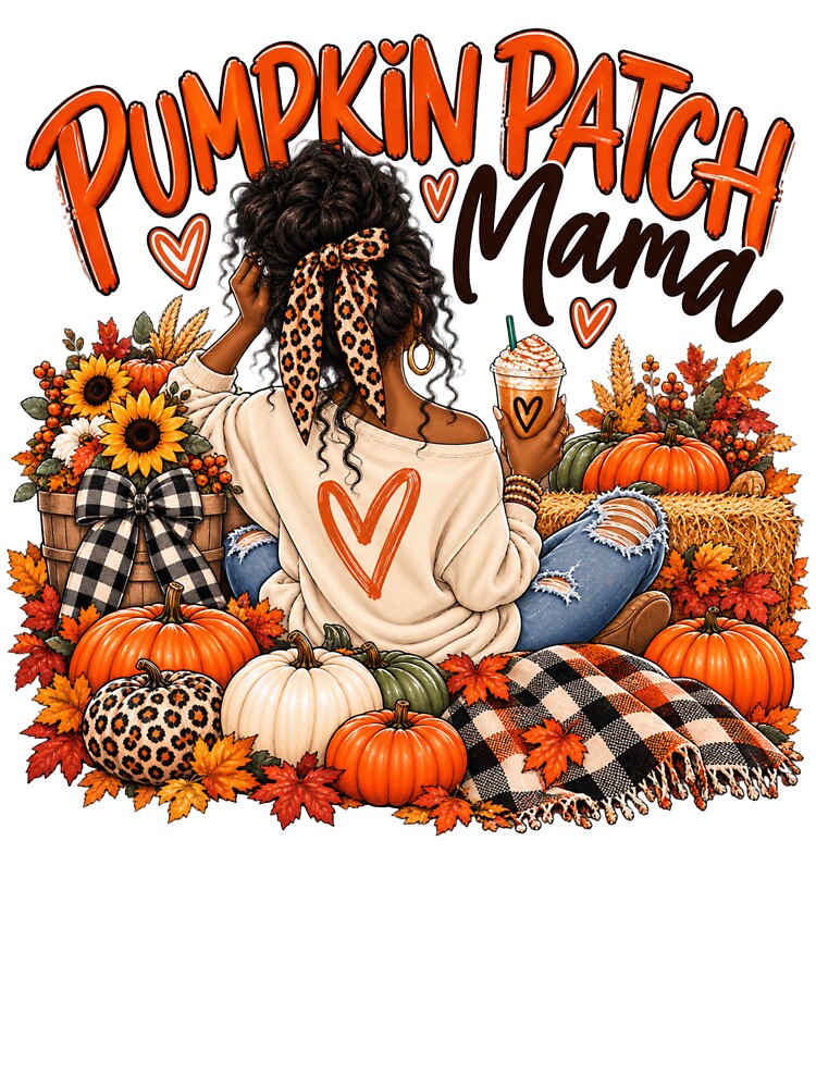 Pumpkin Patch Mama Tee by Six B's Tees