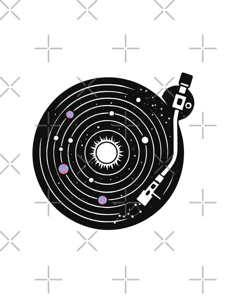 Vinyl Solar System Turntable by Nacho Average Designs