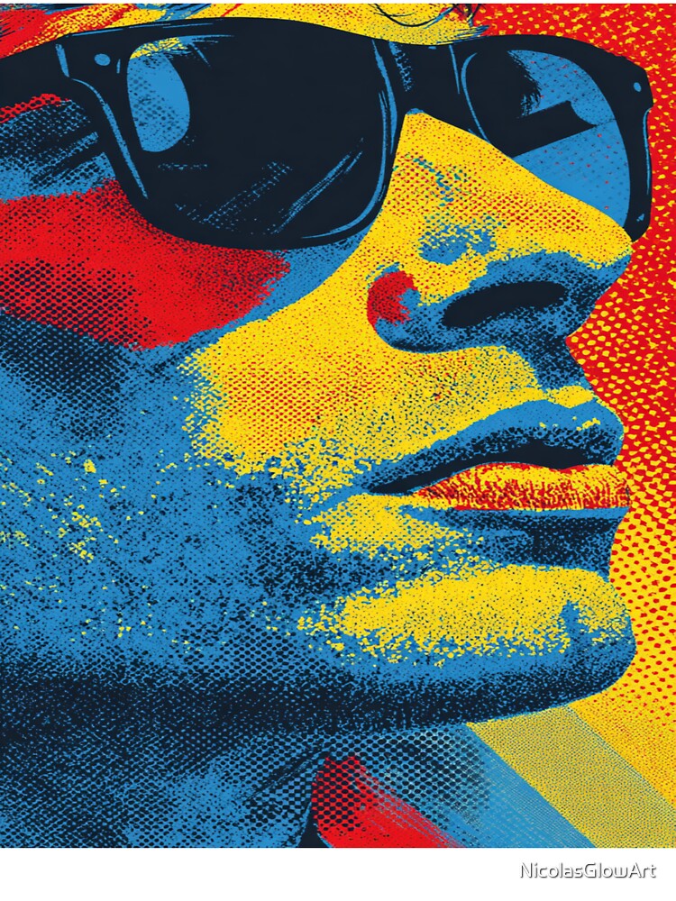 Men in Pop Art Era, Wall Art by NicolasGlowArt