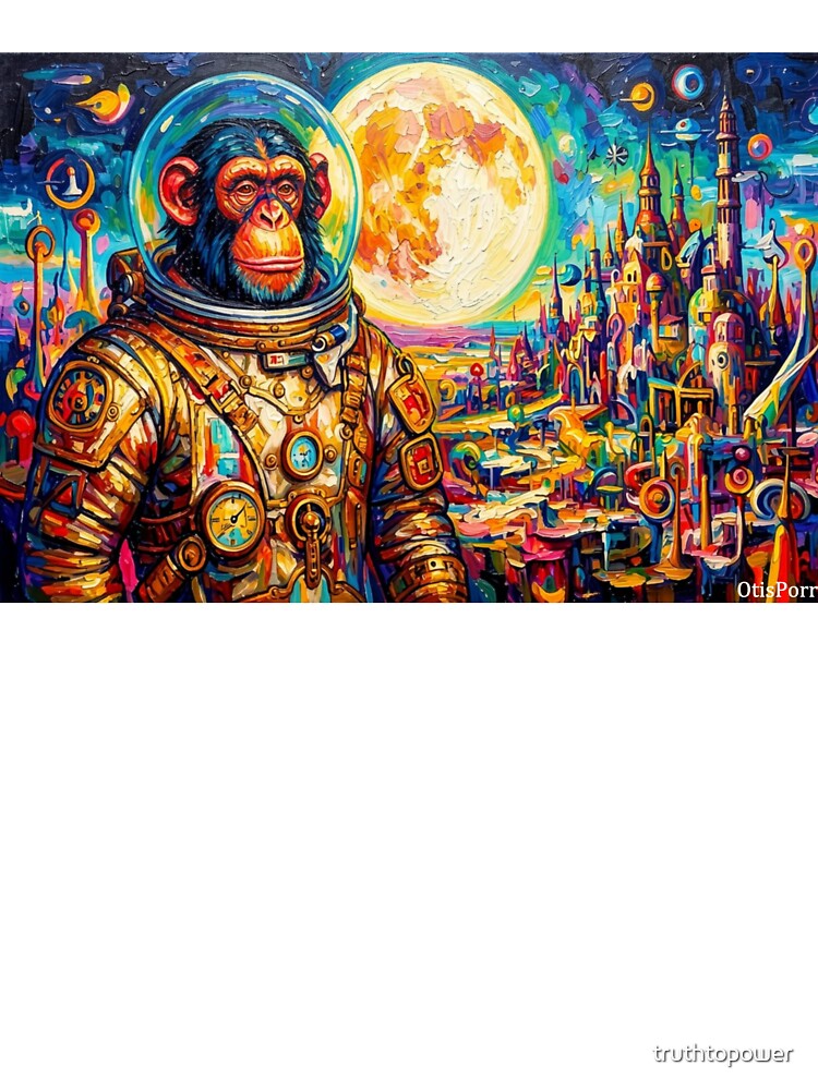 STEAMPUNK ASTRONAUT-CHIMPANZEE 4 by truthtopower