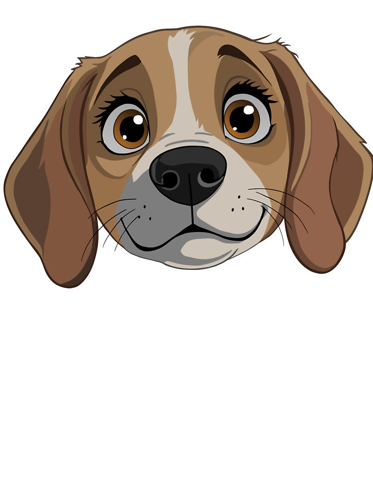 Beagle Dog Breed - No Text by Really Bad Art