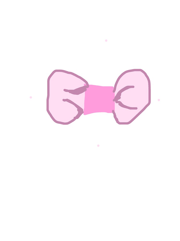 Light pink bow by roselily1111
