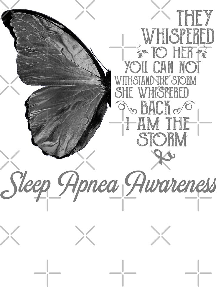 Butterfly I Am The Storm Sleep Apnea Awareness by whlrcheryl