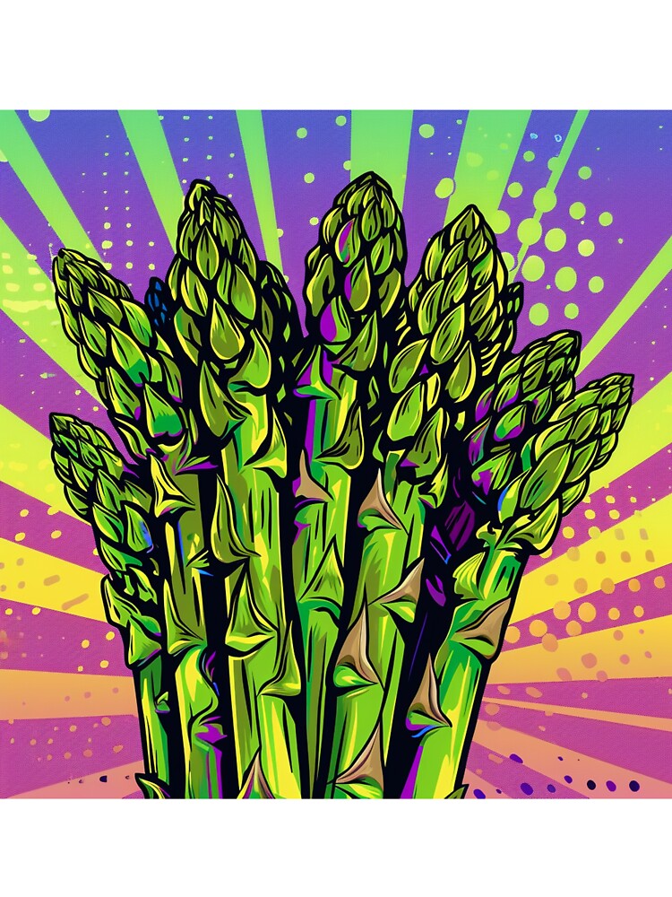 Asparagus Pop Art 2 by AstroRisq