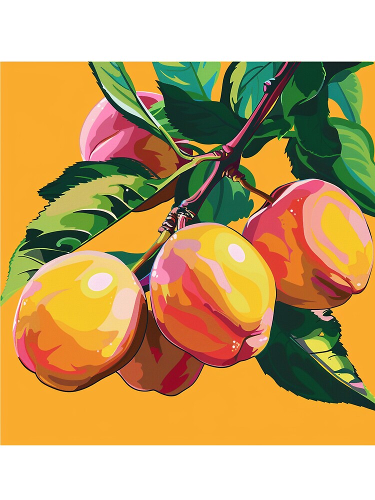 Apricot Pop Art 3 by AstroRisq
