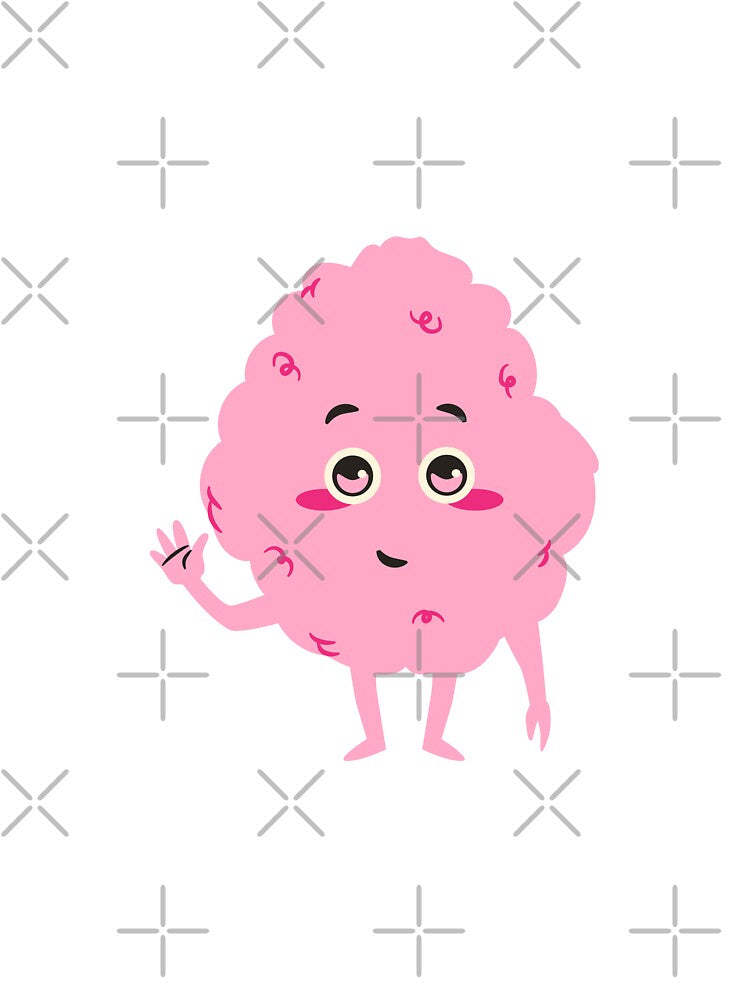 Cute fluffy pink cotton candy man by Seoul26