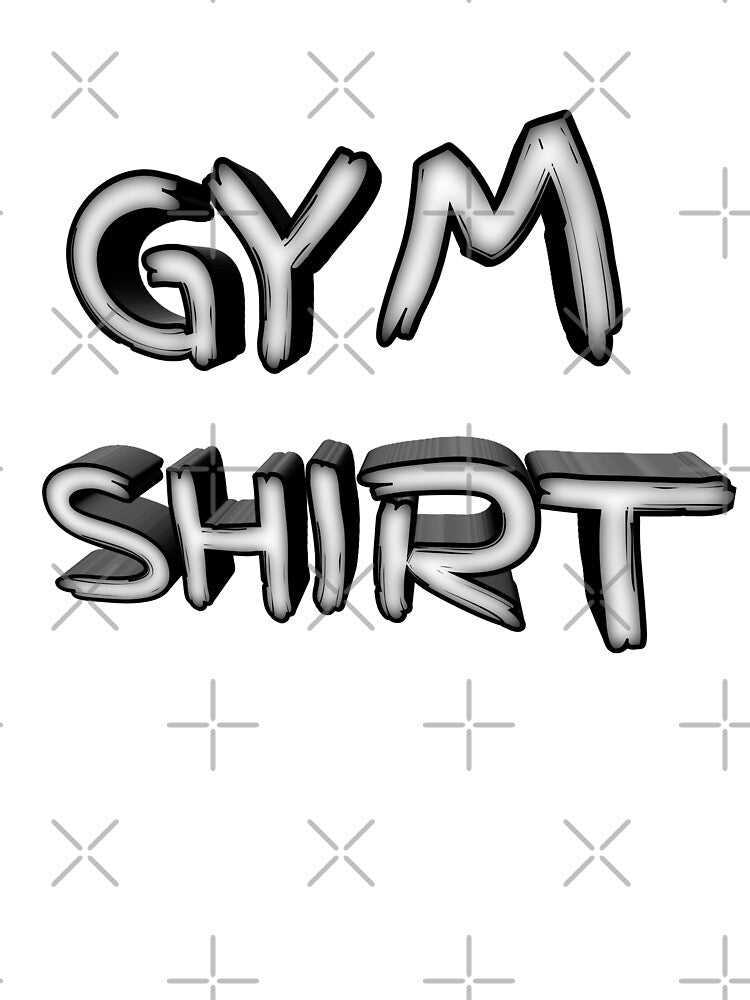 3D GYM SHIRT funny gym by Drawix