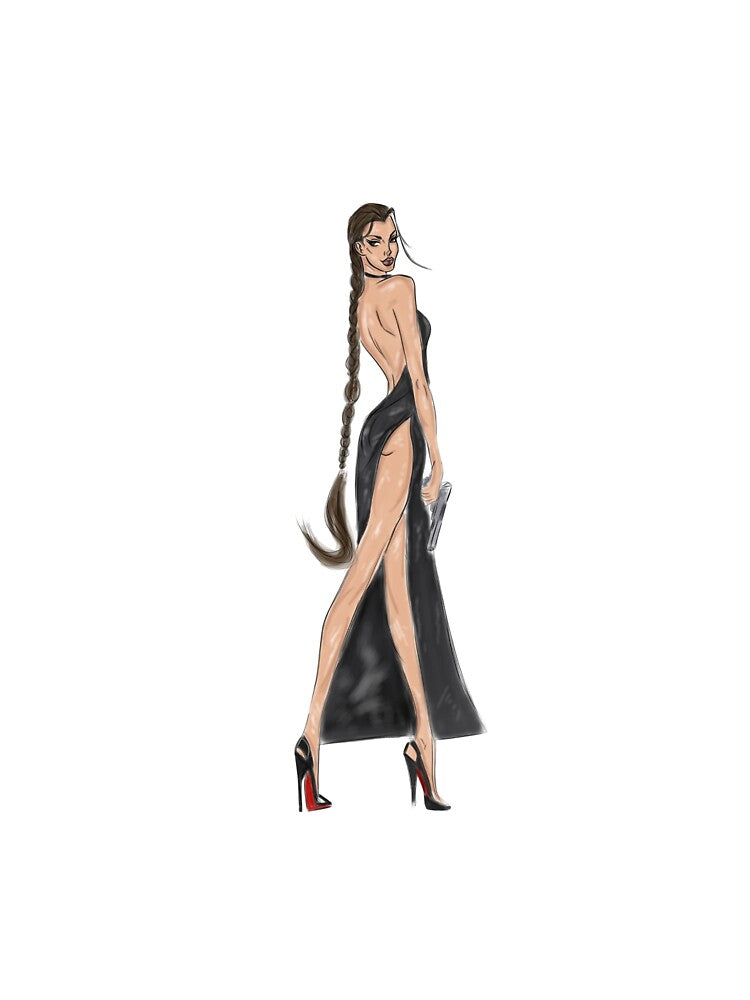 Lara croft black dress Edition by LaraCroftmag
