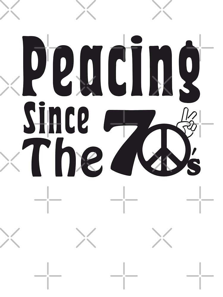 Peacing Since The 70's Monochromatic by MinimalSketches