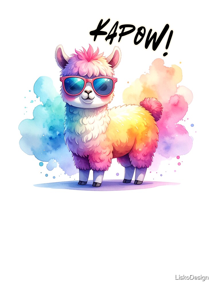 Kapow! Llama Style by LiskoDesign