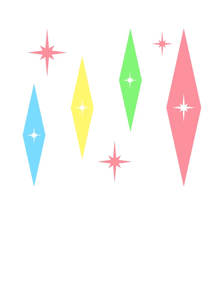 Mid Century Modern Diamonds pastel by mamobrecky