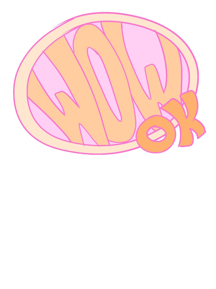 wow ok (orange and pink) by gross-girl99