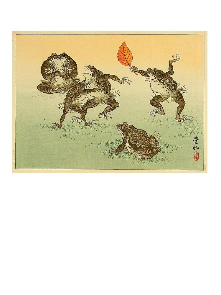 Shoson Ohara - Frog Sumo by schwarzkerpf