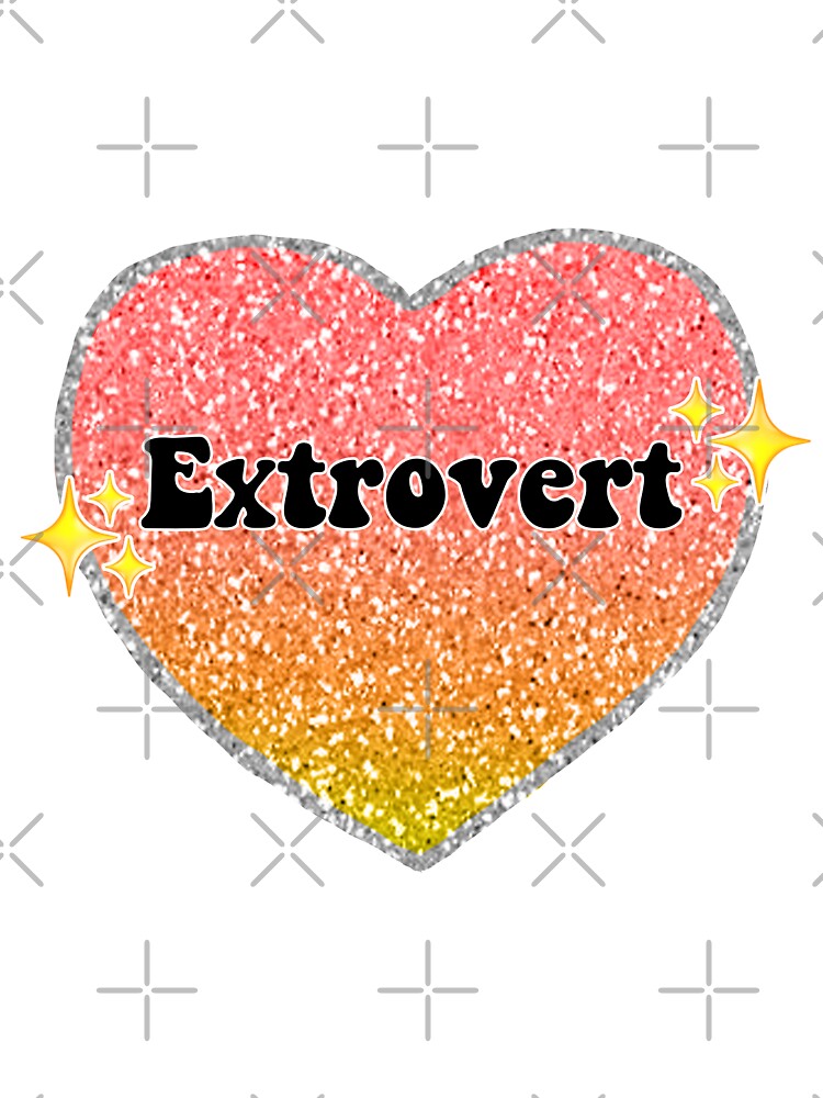 Extrovert ombre heart by Ellie Canhoto
