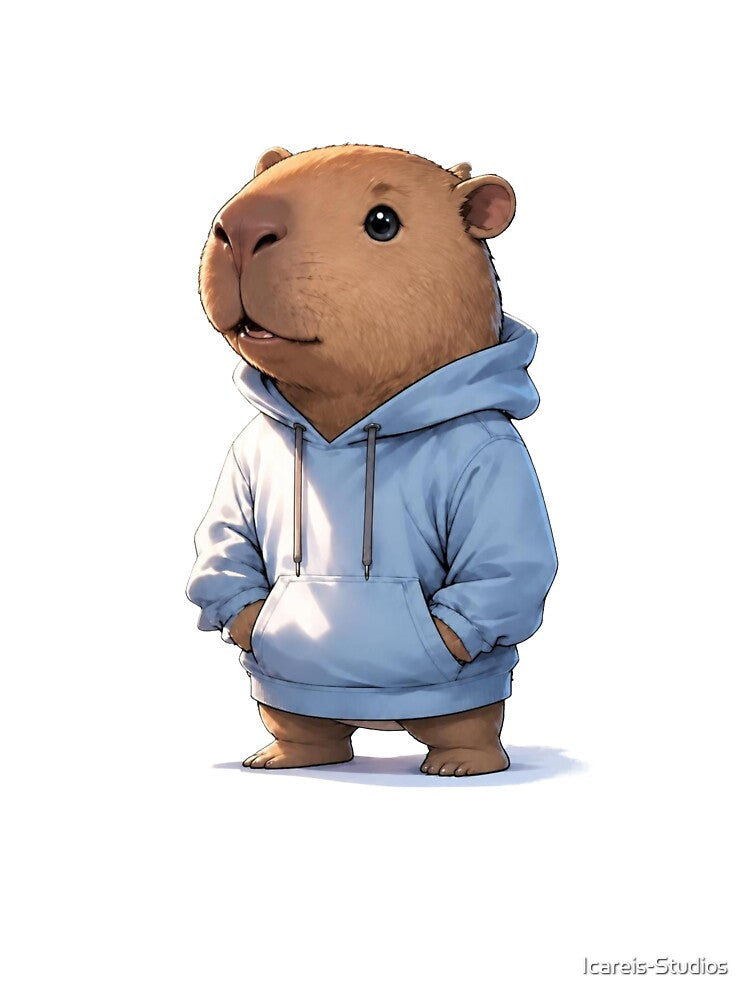 Chill Capybara Hoodie Crew by Icareis-Studios