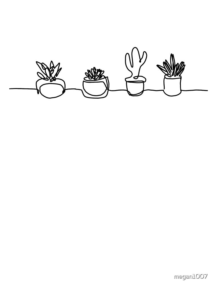 One line plants by megan1007