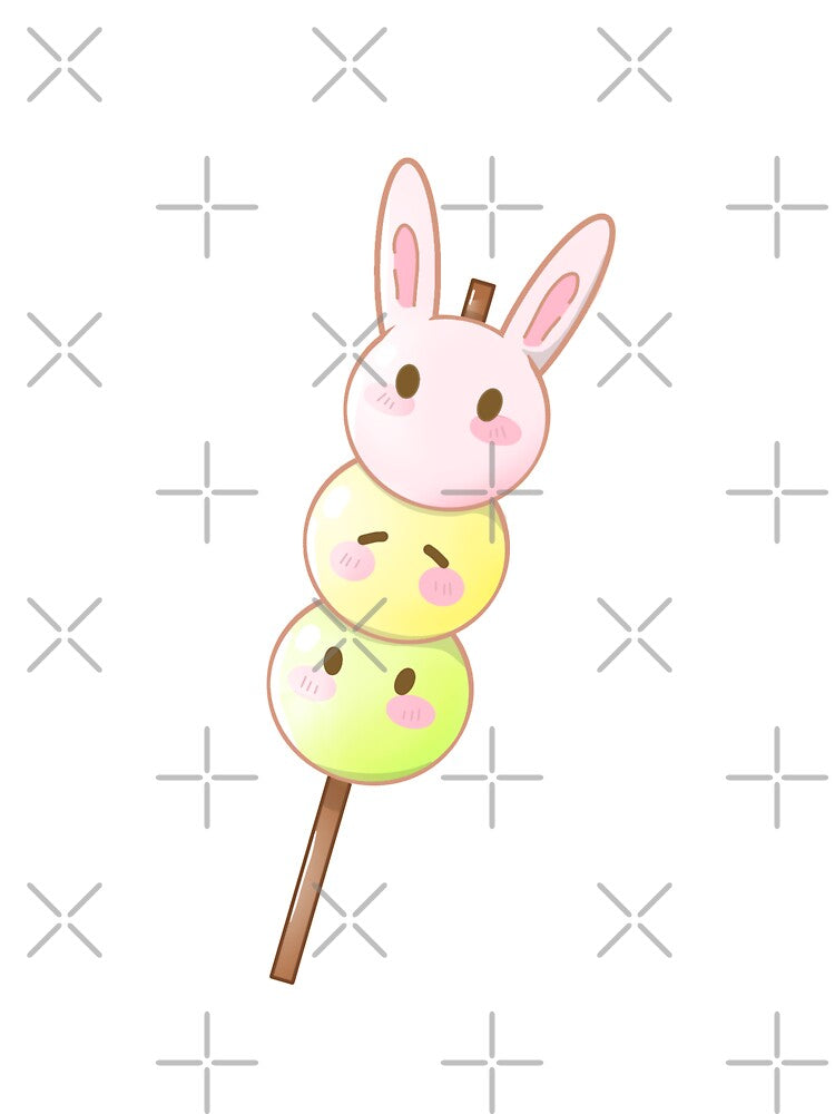 Kawaii bunny dango by Quineveer Alice