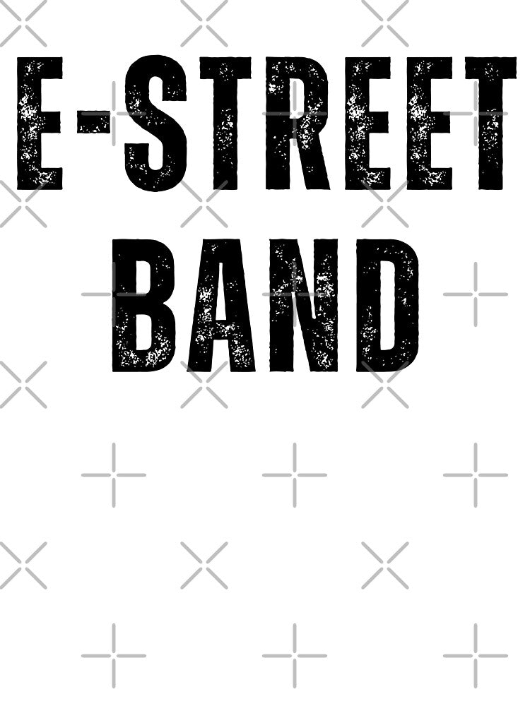 The E-Street Band on White Background by Jaclyn Johnston Manifest It!®