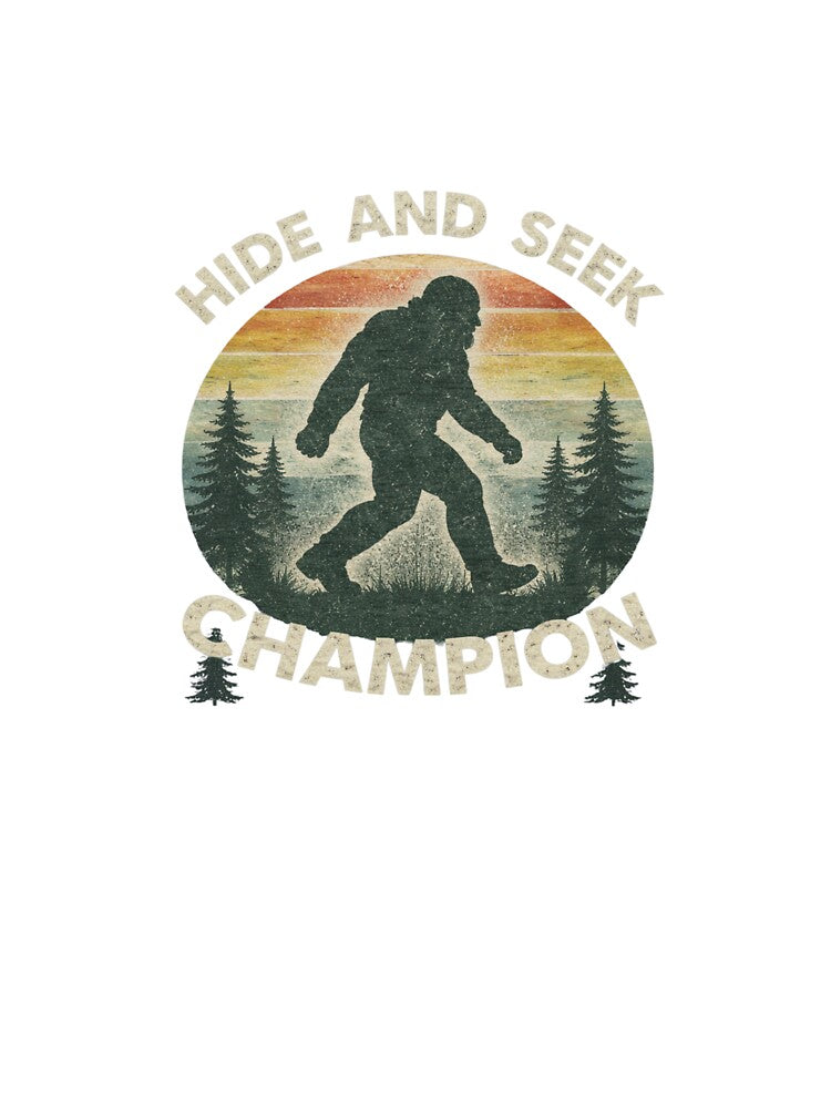 hide and seek champion - funny design by Nerdventure