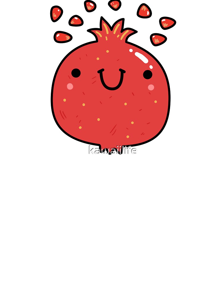 Kawaii Red Pomegranate by kawaiilife