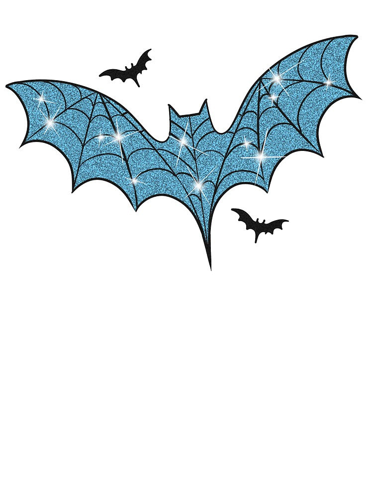 Blue Spider Web Bat by gross-girl99