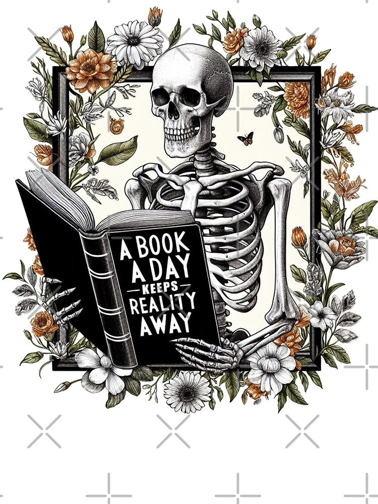 Bookish Aesthetic A Book A Day Keeps Reality Away by vectcd
